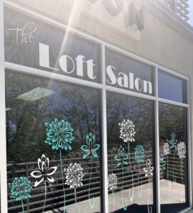 Styling chairs and mirrors at The Loft